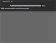 Tablet Screenshot of microlinks.biz